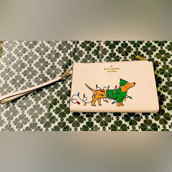 kate spade Handbags - Kate Spade Dachshund bag Wristlet Claude wallet NWT $159 retail CHRISTMAS GIFT!